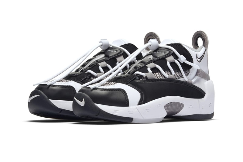Nike Air Swoopes 2 Black White Grey Info WNBA Sheryl Swoopes sports 1990 