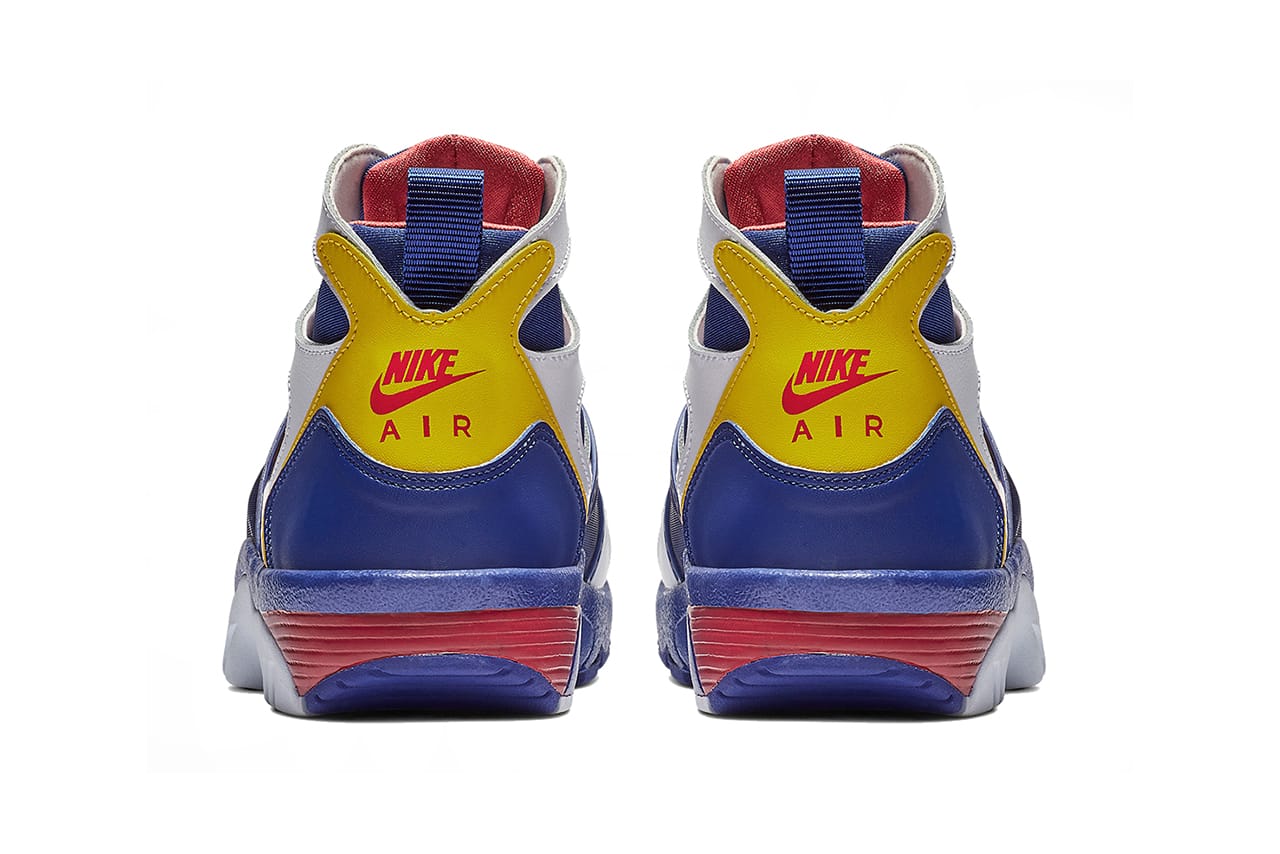 nike red yellow blue