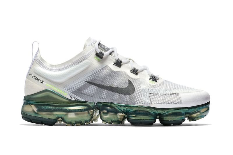 nike air vapormax 2019 prm white lime color hypebeast