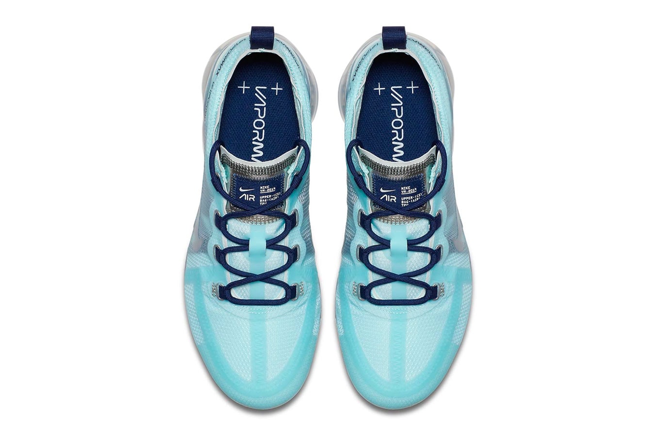  Nike Air VaporMax 2019 "Teal Tint/Blue Void" release date info price womens colorway sneaker purchase stockist nike.com Color: Teal Tint/Blue Void/Spruce Fog/Teal Tint Style Code: AR6632-300