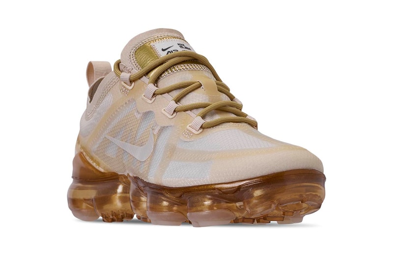 Nike Air VaporMax 2019 "White/Metallic Gold" release date info price colorway sneaker womens size mens december 20 2018 Color: White/White-Metallic Gold Style Code: AR6632-101