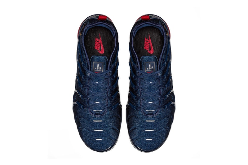 nike air vapormax plus navy red white metallic gold olympic 2018 december nike sportswear fotwear