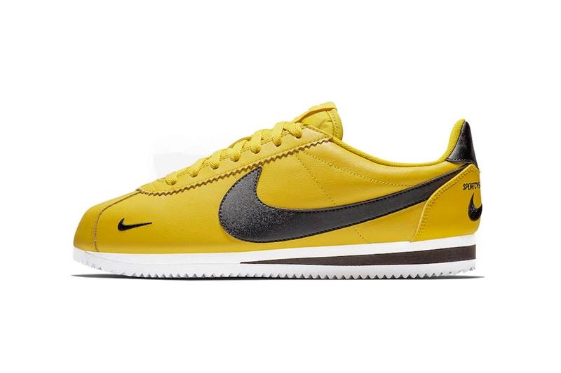 nike cortez premium bright citron black white 2018 december footwear nike sportswear