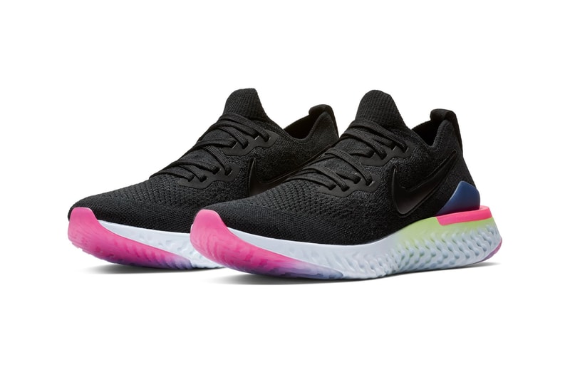 Nike Epic React Flyknit 2 First Look Pixel black blue purple green neon