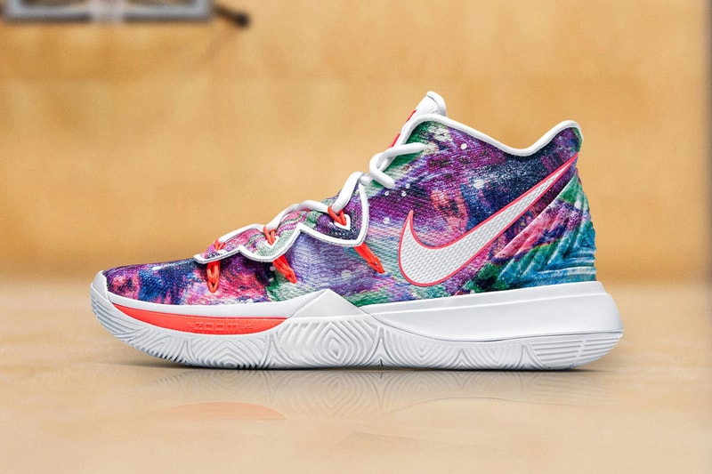 nike kyrie 5 neon blends pe 2018 december footwear kyrie irving nike basketball december 12 2018 washington wizard galaxy stars