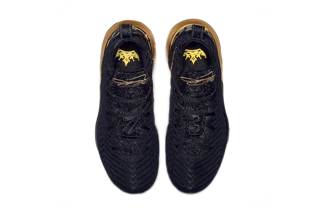 lebron 16 black and gold release date