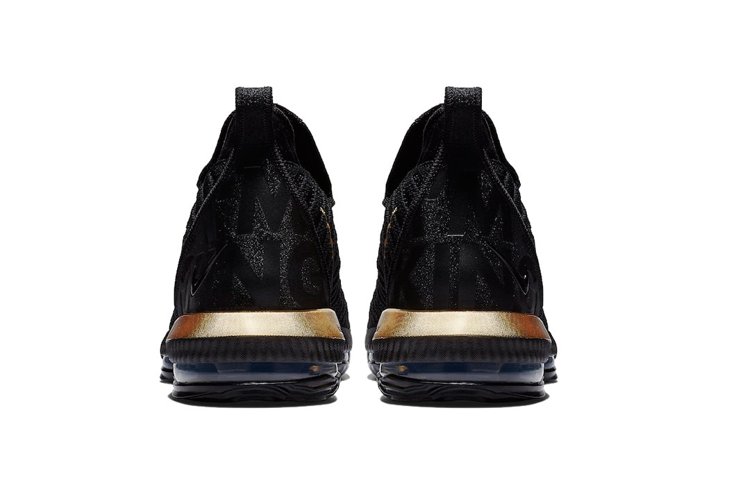 nike lebron 16 im king release date 2018 december footwear nike basketball black metallic gold