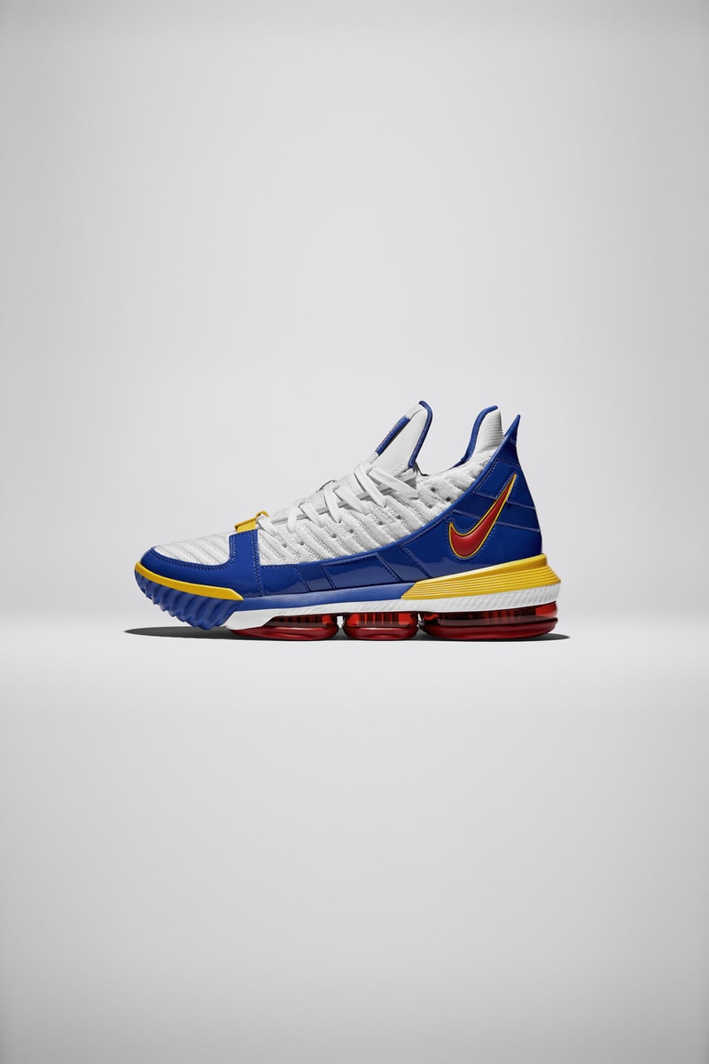 Nike LeBron 16 "SB" Lakers vs. Warriors Release Christms LeBron James SuperBron