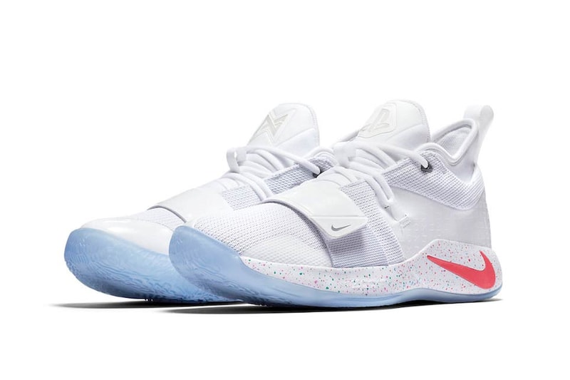 Paul George x Nike White Playstation PG 2.5 Release kicks footwear sneakers gaming sony 