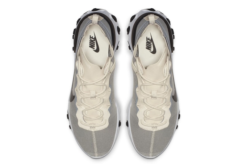 Nike React Element 55 Cream Light Grey