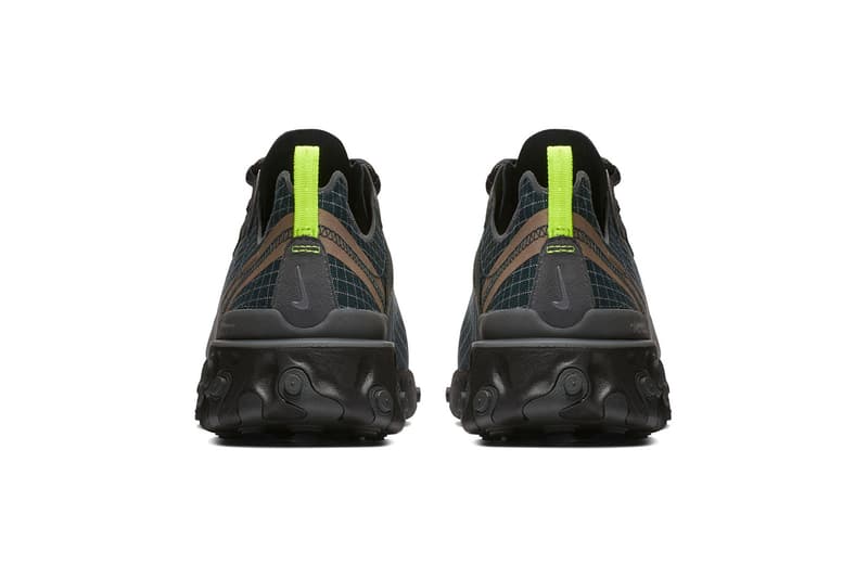 Nike React Element 55 Dark Green Colorway first look black sole unit release date info price sneaker 