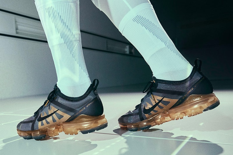 Nike VaporMax 2019 Lookbook gold black metallic white 