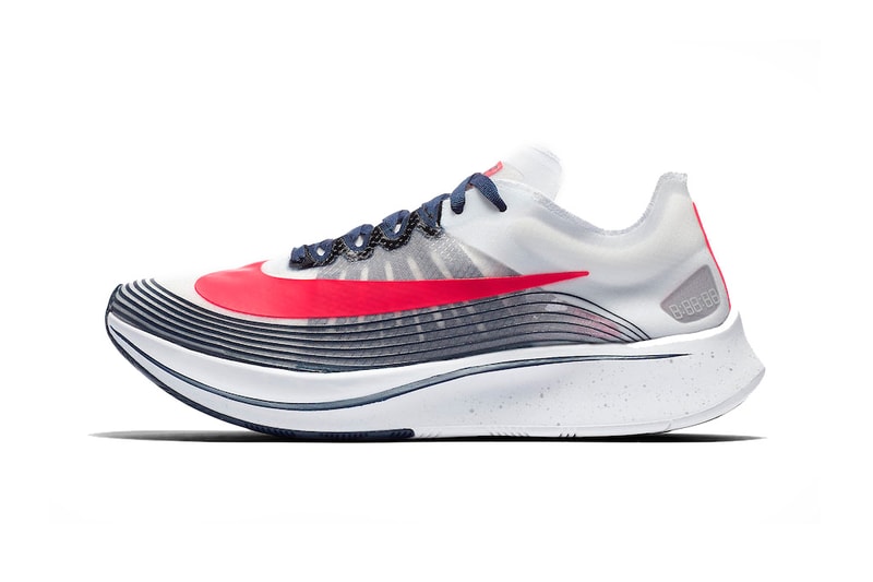 nike zoom fly sp white flash crimson metallic silver