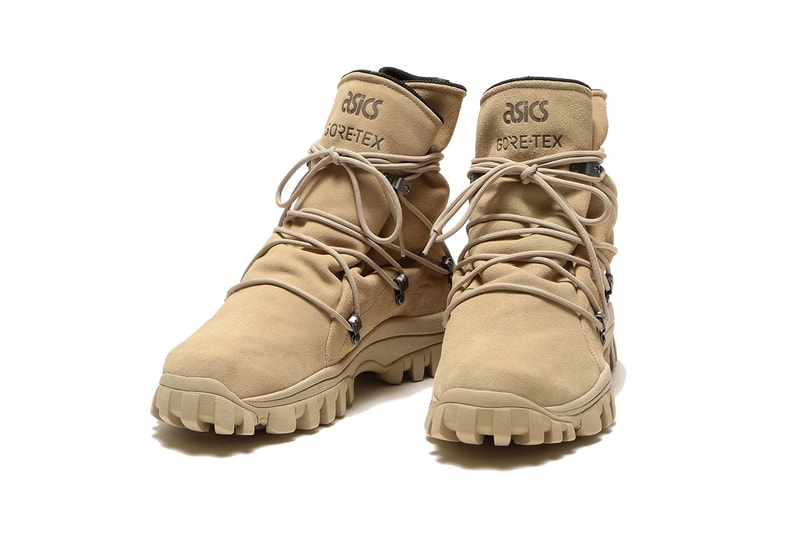 nonnative ASICS Yeti tokyo hi gt-x GORE TEX Boot Collaboration release date info drop december 2018 japan exclusive suede beige