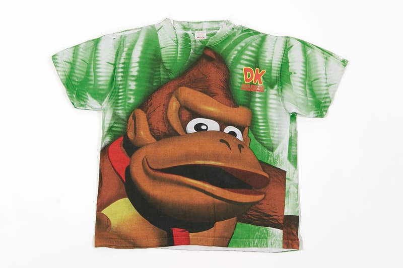 not applicable selfridges vintage tee shirt pop up sale yellow label bartman simpsons bart donkey kong akira, beavis butt head metallica guns roses