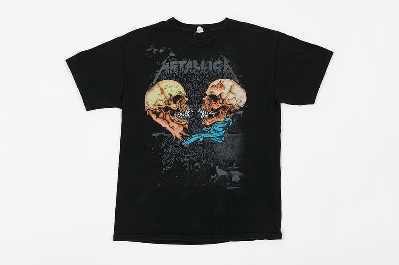 not applicable selfridges vintage tee shirt pop up sale yellow label bartman simpsons bart donkey kong akira, beavis butt head metallica guns roses