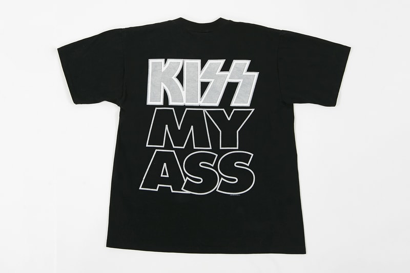 not applicable selfridges vintage tee shirt pop up sale yellow label bartman simpsons bart donkey kong akira, beavis butt head metallica guns roses