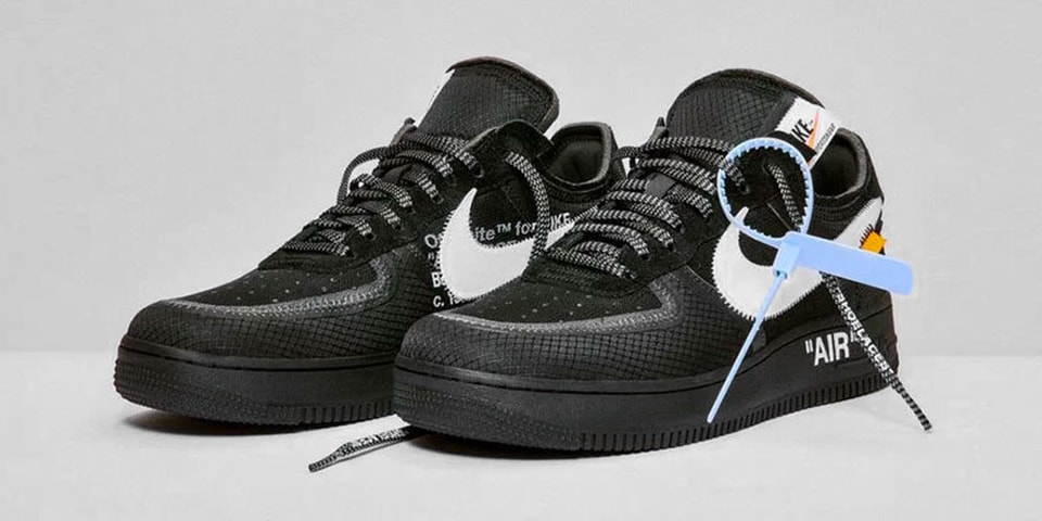 Off-White x Nike AF1 "Black" & "Volt" HYPEBEAST