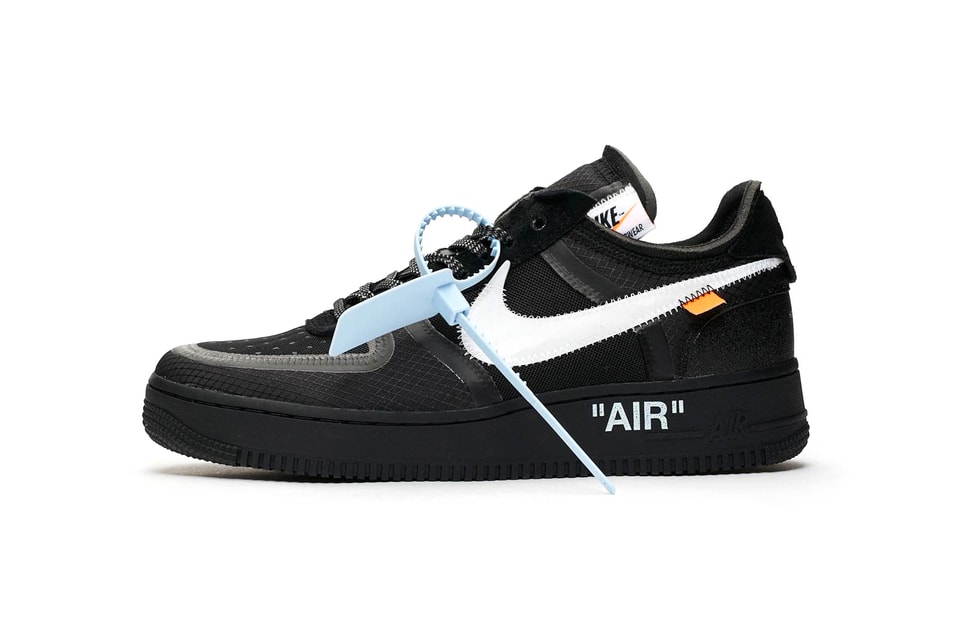frontera solo valor Off-White™ x Nike Air Force 1 "Black" Release Info | Hypebeast