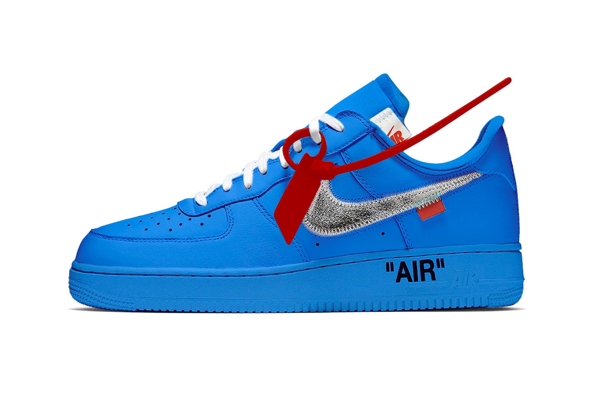 Off-White Nike Air Force 1 MCA Museum of Contemporary Art Chicago Release Info Date Virgil Abloh Blue