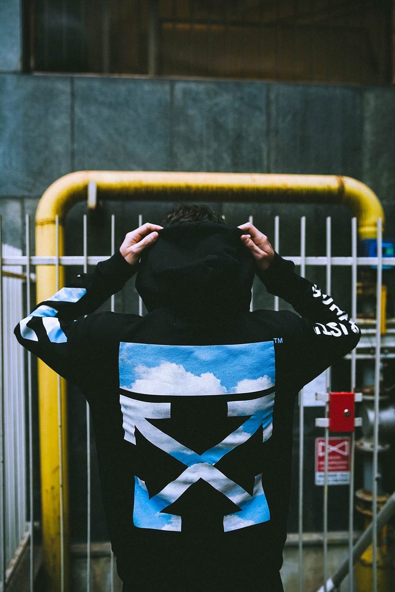 off white surrealist hoodie