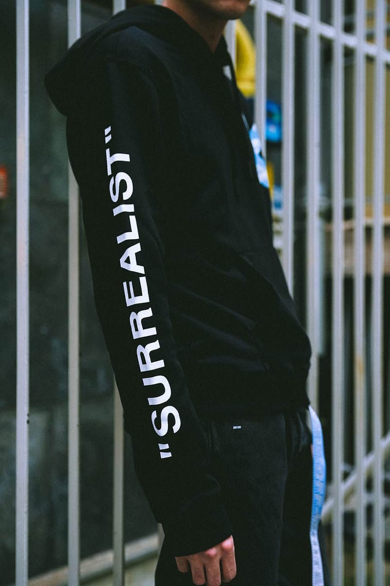 off white surrealist hoodie