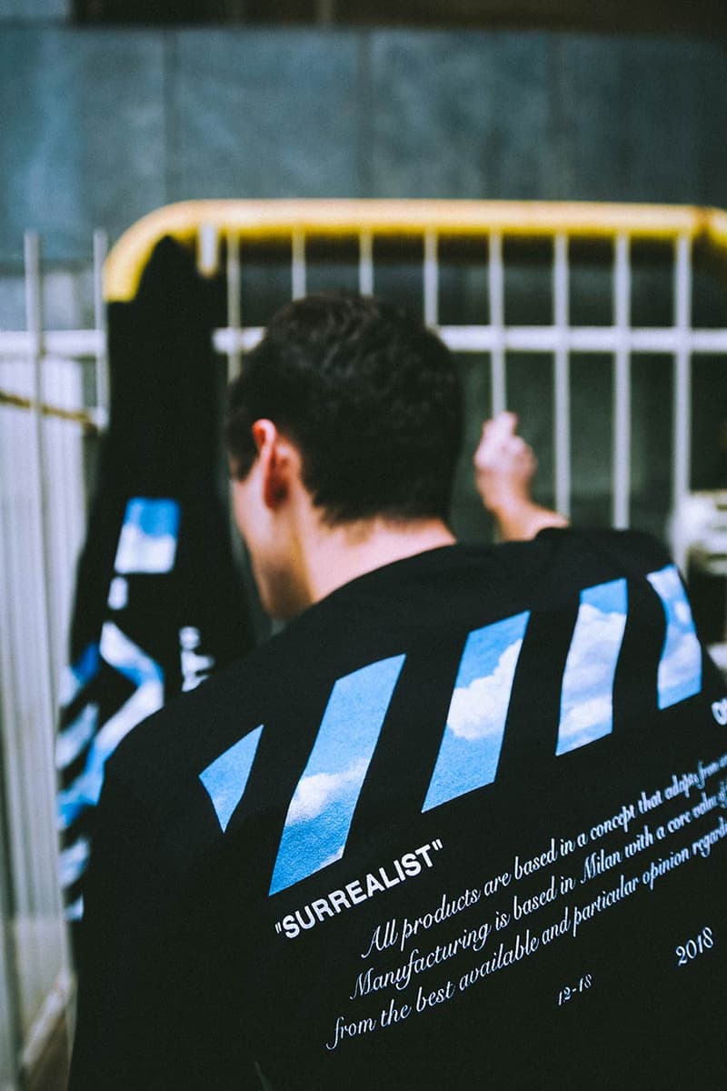 Off-White x Smets "Surrealist" Capsule Collection virgil Belgium Art René Magritte Virgil Abloh