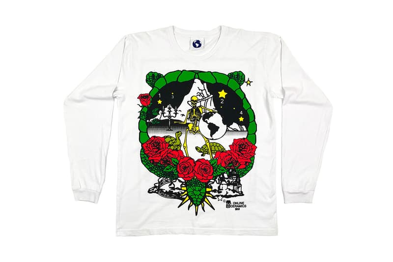 Online Ceramics Winter 2018 Collection Release drop streetwear the grateful dead tie-dye t-shirt hoodie sweater graphic hat water bottle tote bag john mayer price