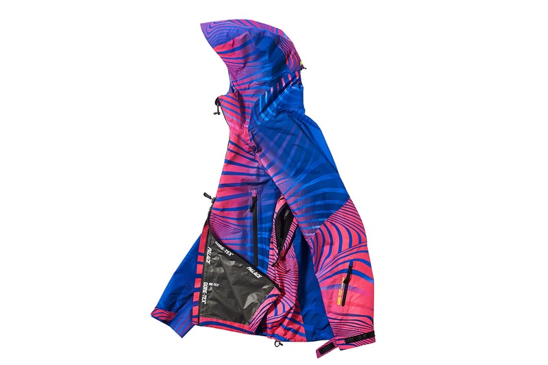 Palace GORE-TEX Vortex Jackets Bucket Hats Zebra Stripe White Black Blue Green Red Pink