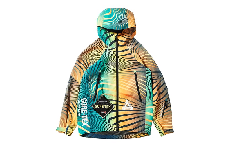 Palace GORE-TEX Vortex Jackets Bucket Hats Zebra Stripe White Black Blue Green Red Pink