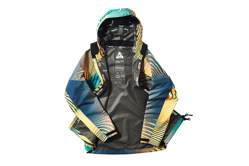 Palace GORE-TEX Vortex Jackets Bucket Hats Zebra Stripe White Black Blue Green Red Pink