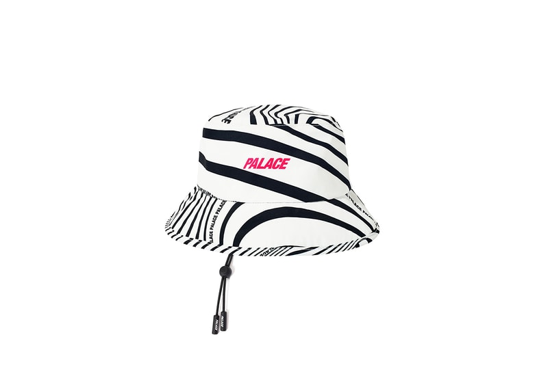 Palace GORE-TEX Vortex Jackets Bucket Hats Zebra Stripe White Black Blue Green Red Pink