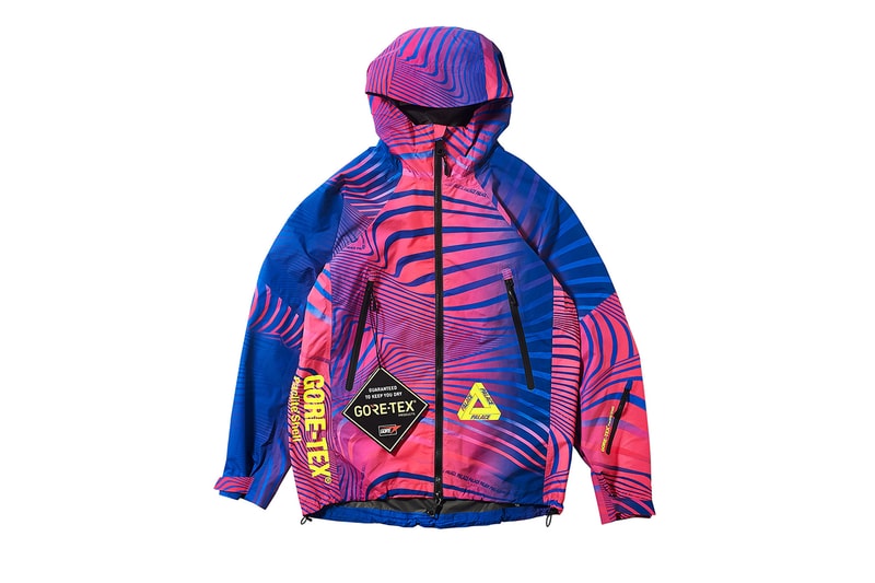 Palace GORE-TEX Vortex Jackets Bucket Hats Zebra Stripe White Black Blue Green Red Pink
