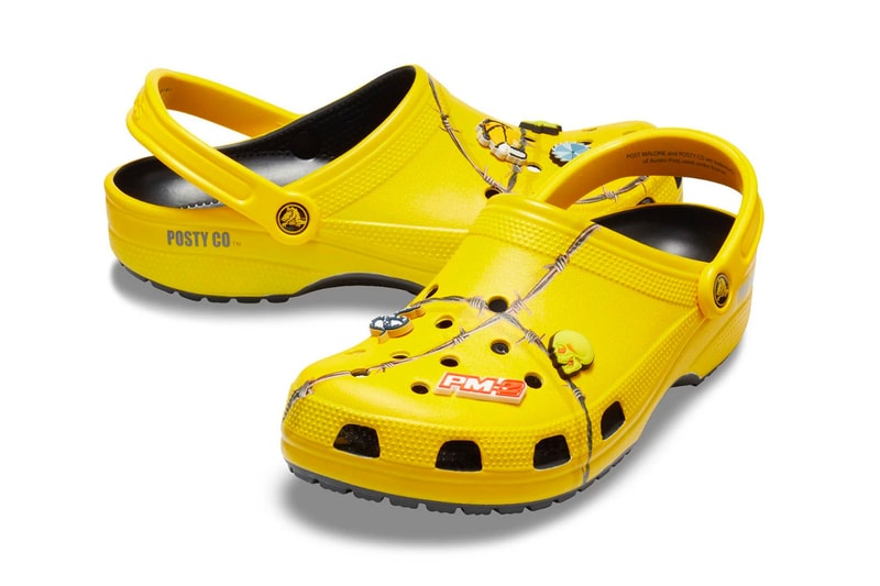 Post Malone's Crocs Collab Resells for $900 USD Post Malone Crocs Barbed Wire Clog