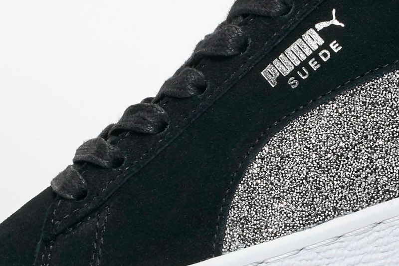 Swarovski x PUMA Suede Classic Release Date "Black/Silver" crystals Release Date info price sneaker december 2018 purchase online Style Code: 366324-01