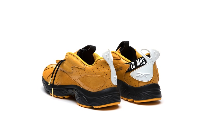 Reebok Daytona Experiment 2 by Pyer Moss shoes sneakers kicks footwear hypebeast classic yellow leather DMX basketball NBA style 