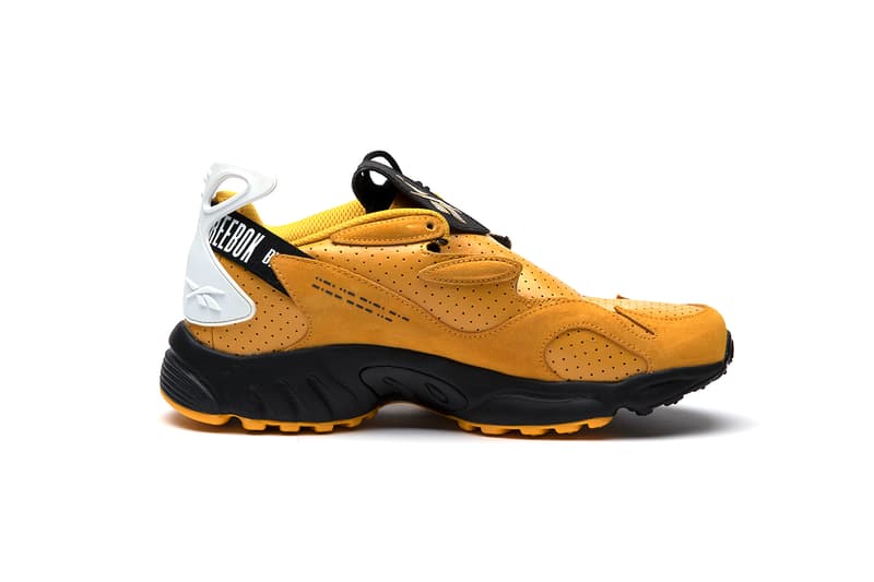 Reebok Daytona Experiment 2 by Pyer Moss shoes sneakers kicks footwear hypebeast classic yellow leather DMX basketball NBA style 