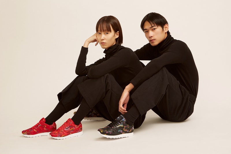 Opening Ceremony x Reebok Classic Leather Shoe Details Sneakers Trainers Kicks Shoes Footwear Cop Purchase Buy Collab Collaboration Collaborative