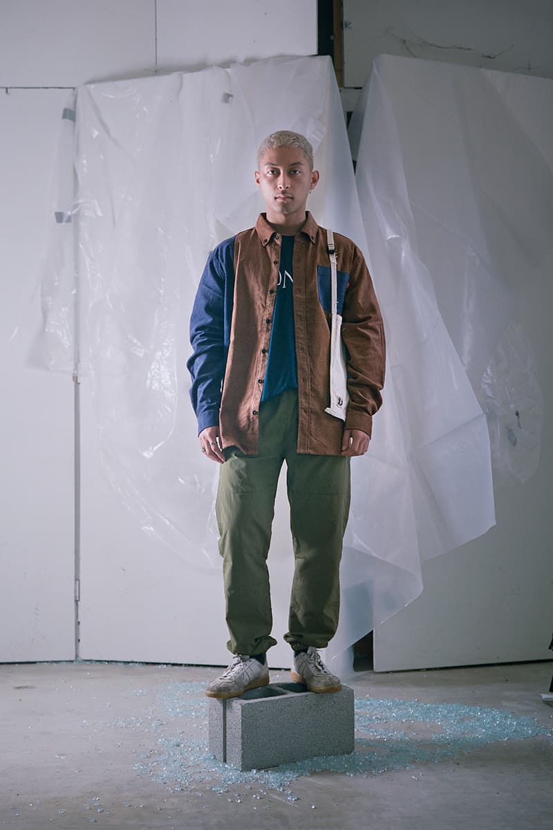 Rōnin Fall Winter 2018 Collection Part 1 clothing streetwear menswear mens apparel sherpa hoodie corduroy button down shirt tee t nylon track pants bdu nuke ironman