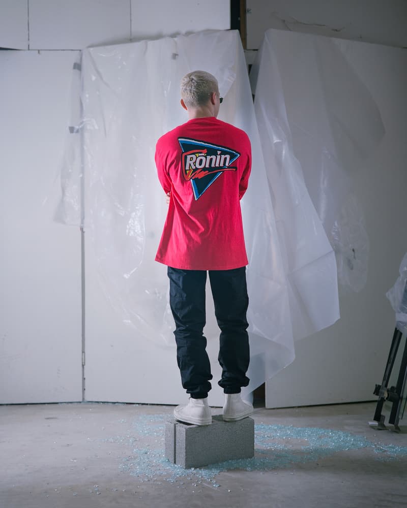 Rōnin Fall Winter 2018 Collection Part 1 clothing streetwear menswear mens apparel sherpa hoodie corduroy button down shirt tee t nylon track pants bdu nuke ironman
