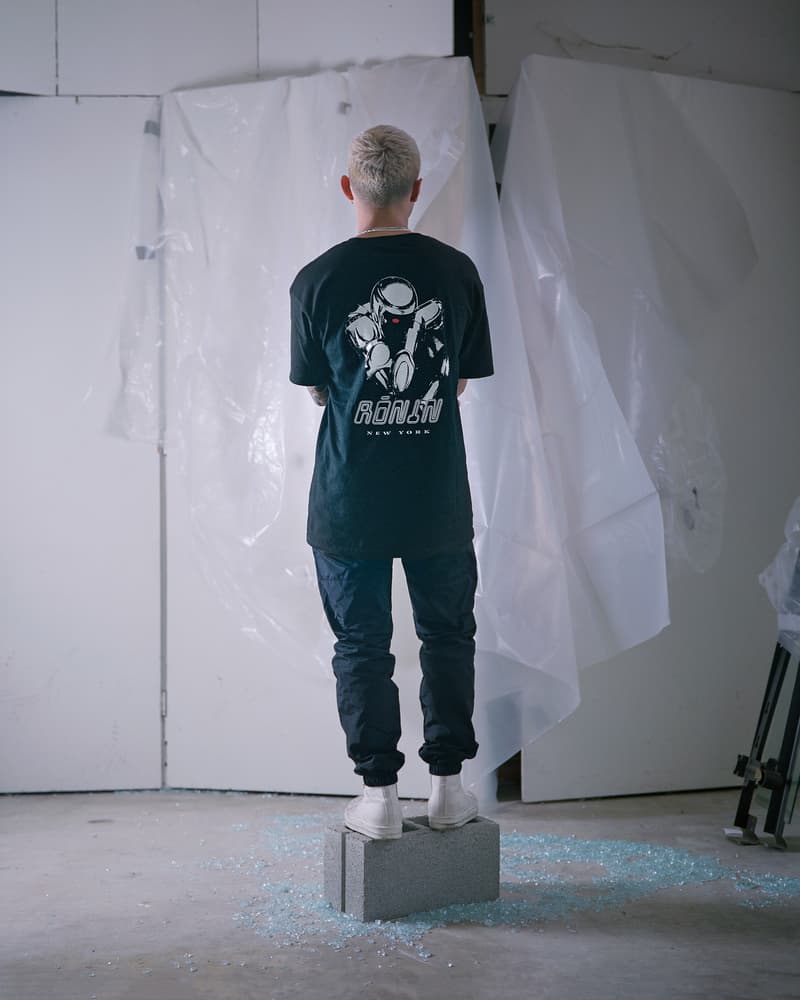 Rōnin Fall Winter 2018 Collection Part 1 clothing streetwear menswear mens apparel sherpa hoodie corduroy button down shirt tee t nylon track pants bdu nuke ironman