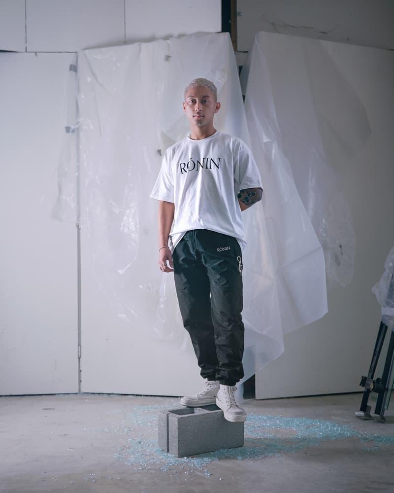 Rōnin Fall Winter 2018 Collection Part 1 clothing streetwear menswear mens apparel sherpa hoodie corduroy button down shirt tee t nylon track pants bdu nuke ironman