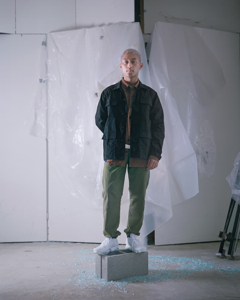 Rōnin Fall Winter 2018 Collection Part 1 clothing streetwear menswear mens apparel sherpa hoodie corduroy button down shirt tee t nylon track pants bdu nuke ironman
