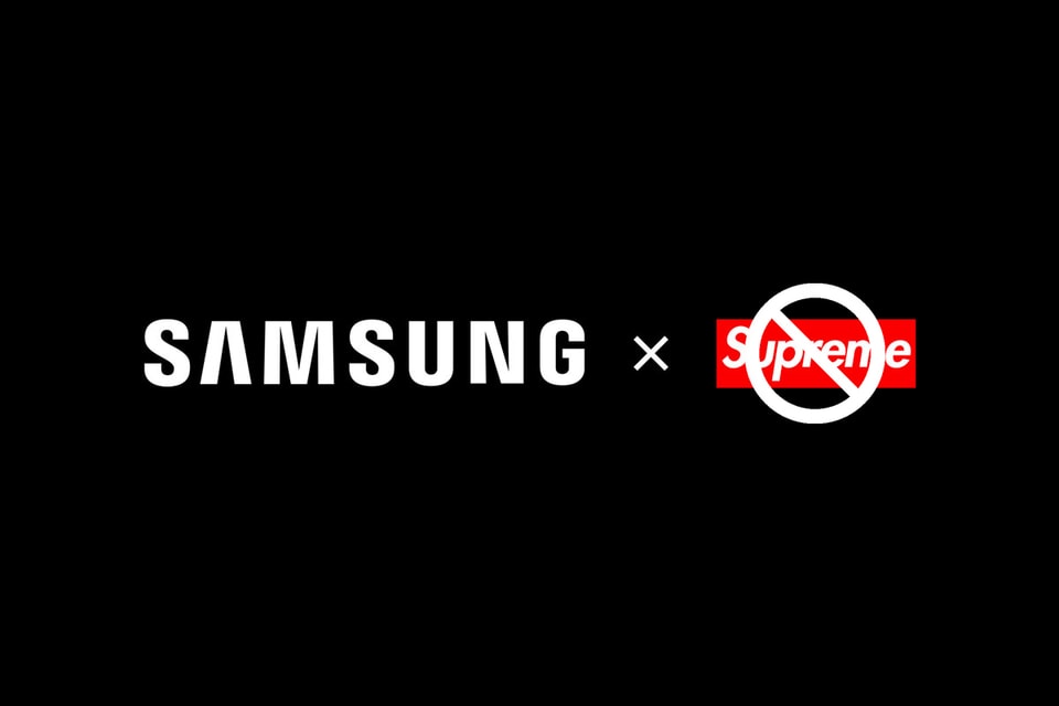 Samsung X Supreme Collaboration Cancelled Hypebeast