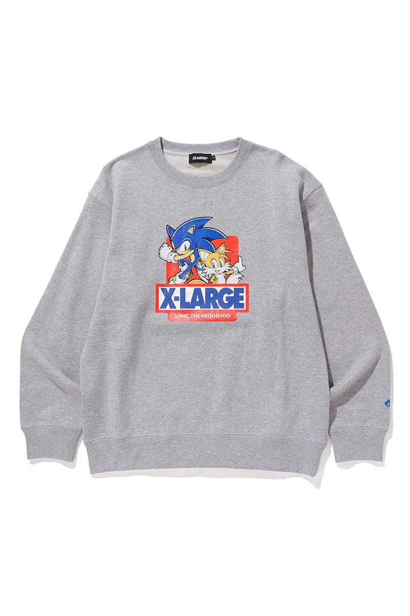 'Sonic the Hedgehog' x Xlarge Capsule Collection collaboration hoodie pullover jumper sweater tee shirt jacket varsity pants drop release date info january 1 2019