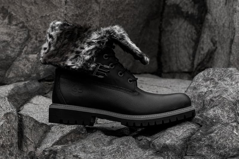 STAMPD x Timberland Gaiter Boot Release Date info price leather boot winter 2018 black lined fur footwear size LAPD