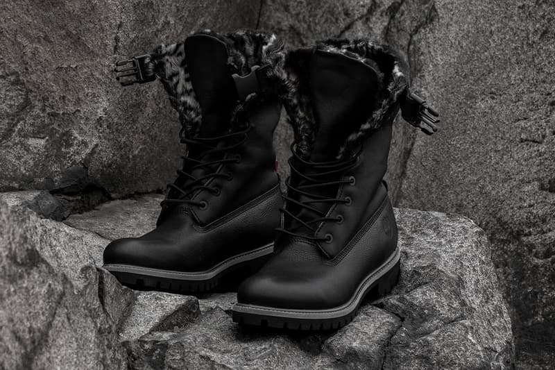 STAMPD x Timberland Gaiter Boot Release Date info price leather boot winter 2018 black lined fur footwear size LAPD