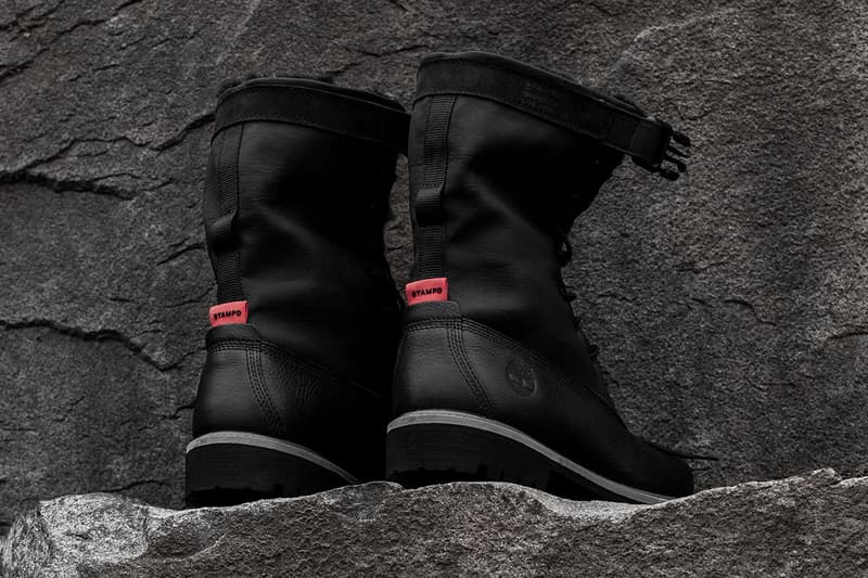 STAMPD x Timberland Gaiter Boot Release Date info price leather boot winter 2018 black lined fur footwear size LAPD