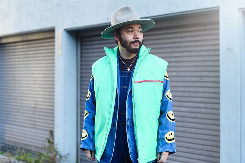 Streetsnaps Salehe Bembury Poggy Tokyo Japan United Arrows & Sons Versace Chain Reaction