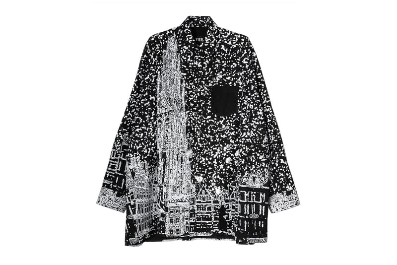 VIER Antwerp x Taro Horiuchi th & sk8thing collaboration collection release drop info december 19 2018 coaches jacket tee shirt hoodie print cathedral lady bag